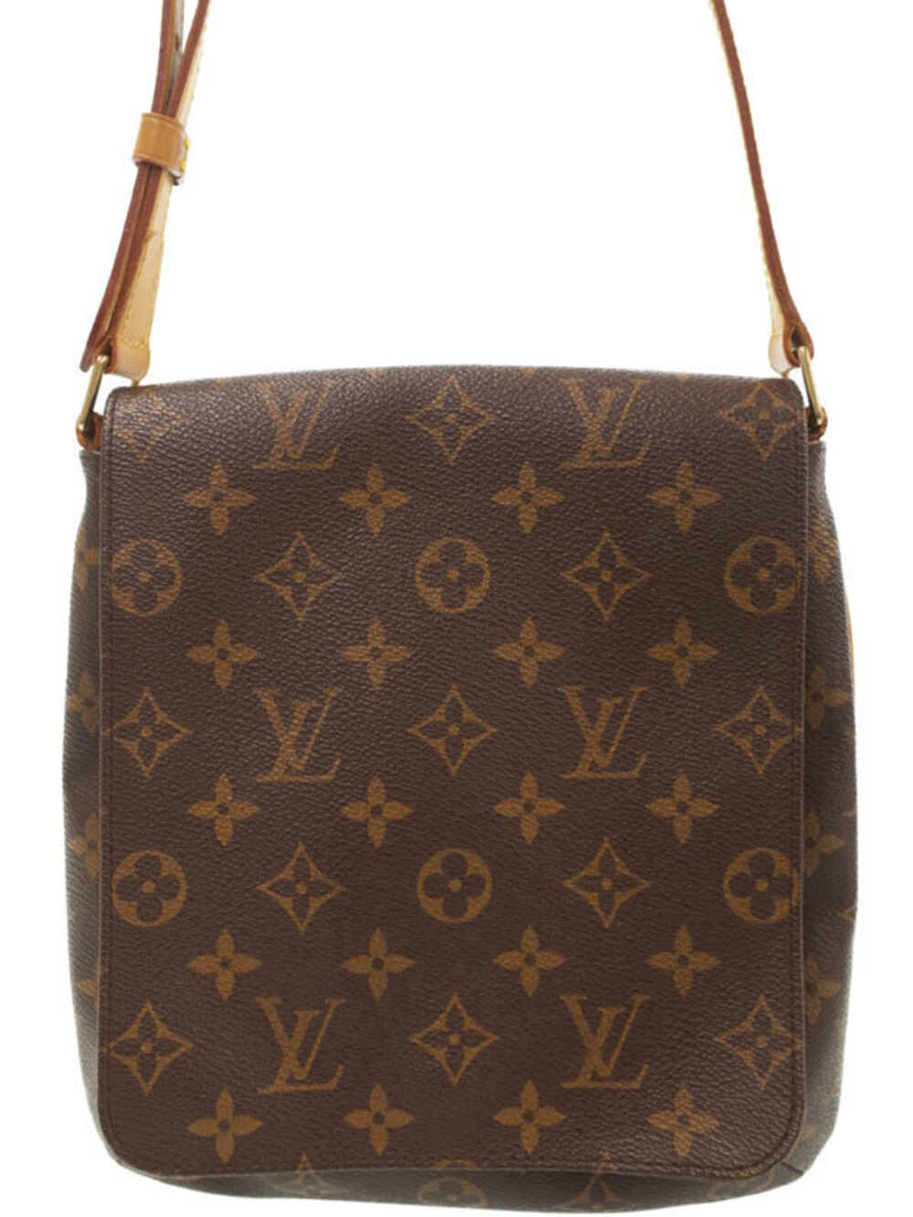 Louis Vuitton Monogram Musette Salsa Shoulder Bag Canvas Leather Brown